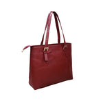 Genuine Leather Womens Tote Bag With Wallet Pouch