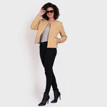 Cotton Twill Quilted  Luxurious Women Jacket