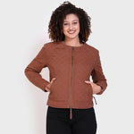 Cotton Twill Quilted  Luxurious Women Jacket