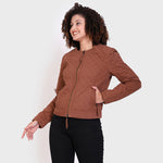 Cotton Twill Quilted  Luxurious Women Jacket