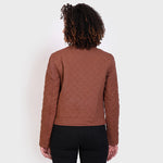 Cotton Twill Quilted  Luxurious Women Jacket
