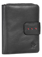 Genuine Leather Women Wallet With Ziparound Pouch