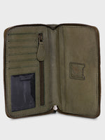 Genuine Leather , Diamond Quilted Leather Women Wallet