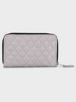 Genuine Leather , Diamond Quilted Leather Women Wallet