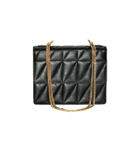 Genuine Leather Quilted Luxurious Women Bag with Golden chain sling Genuine Leather Quilted Luxurious Women Bag with Golden chain sling