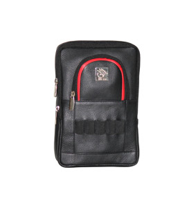 Genuine Leather Golf balls Carry Case  Can Attach It To Your Belt Also
