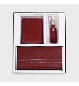 Genuine Leather - Gift Pack , Men Wallet , Women Wallet , Key Ring 